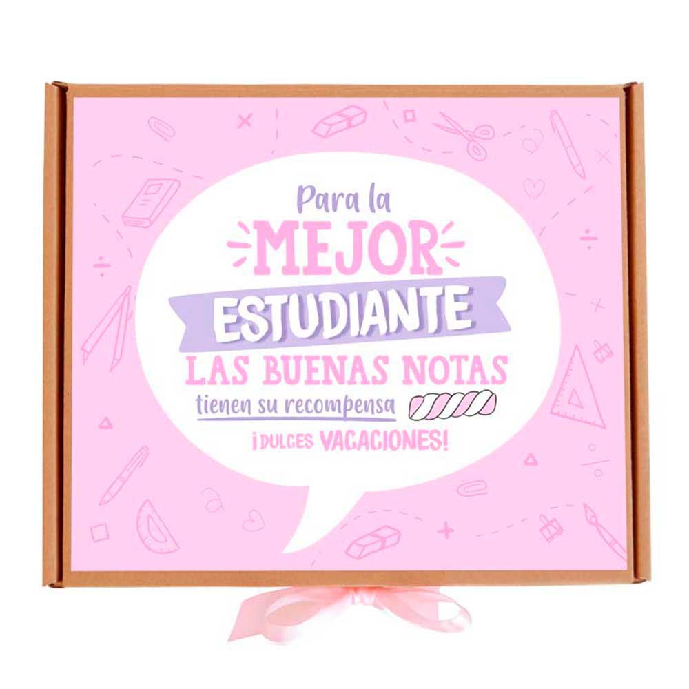Para la mejor estudiante - Caja de golosinas