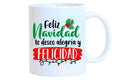Taza - Feliz Navidad, te deseo alegría y felicidad