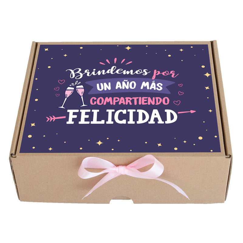 Caja de brindis para Navidad