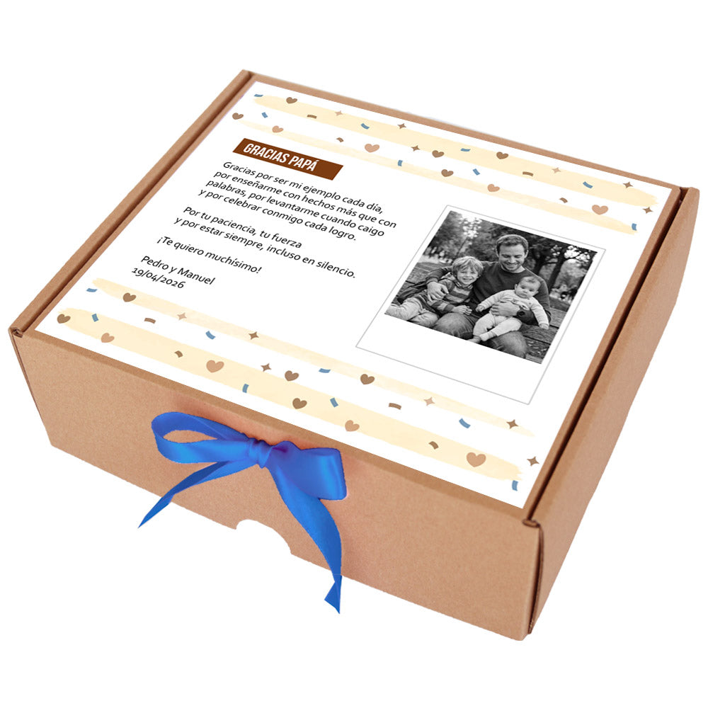 Regalo personalizado para padres - Caja de golosinas
