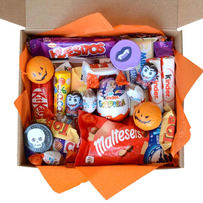 Halloween - Caja de chocolatinas color morado