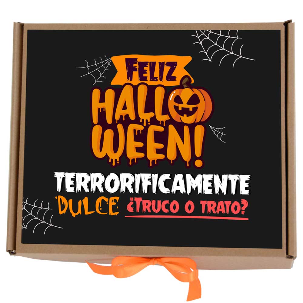 Halloween - Caja de golosinas color negro