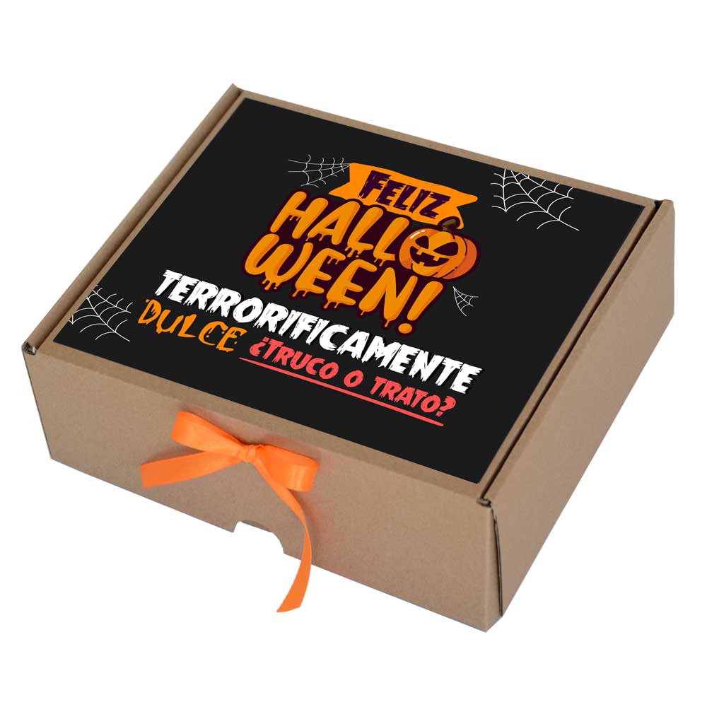 Halloween - Caja de golosinas color negro