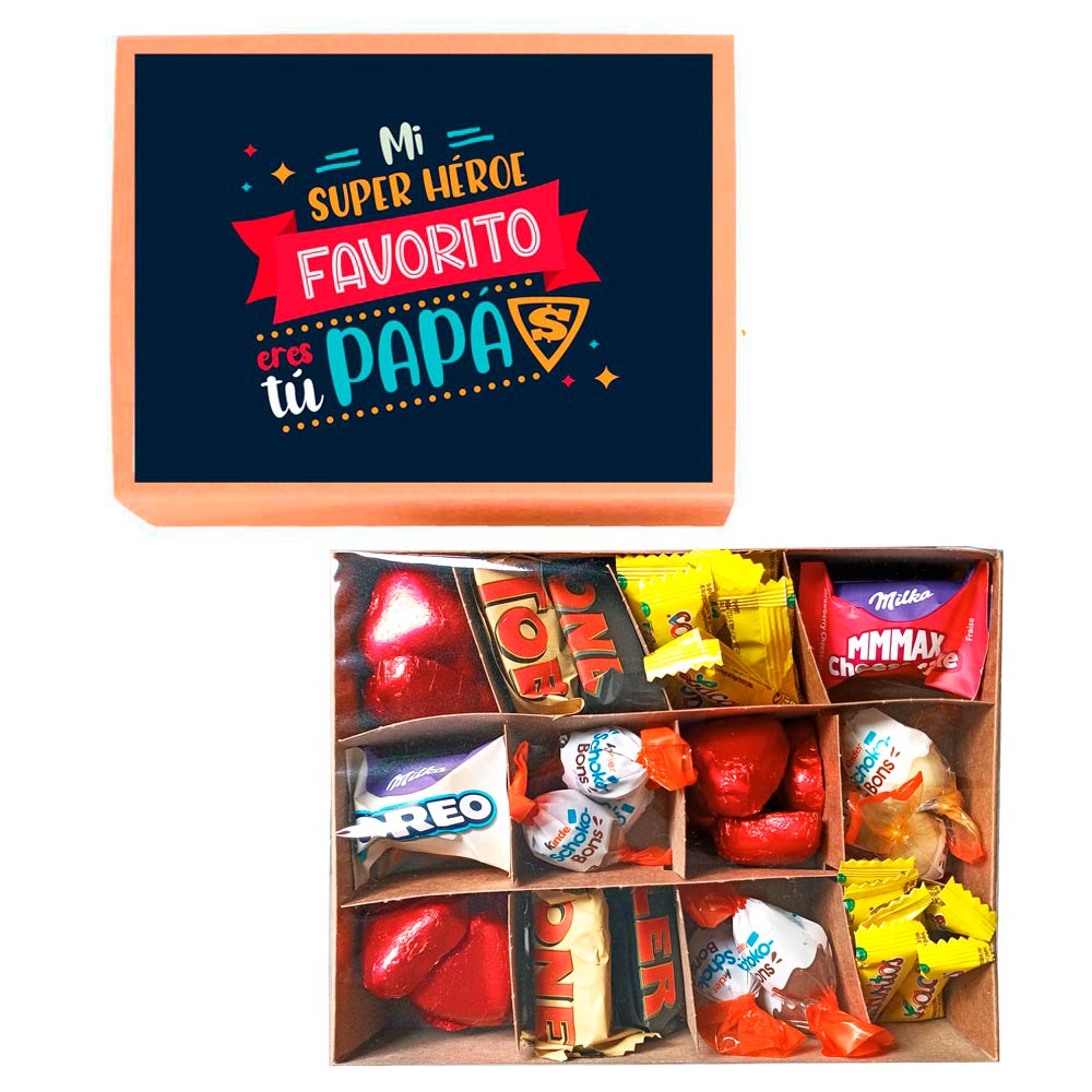 Cajita de bombones - Mi superhéroe favorito