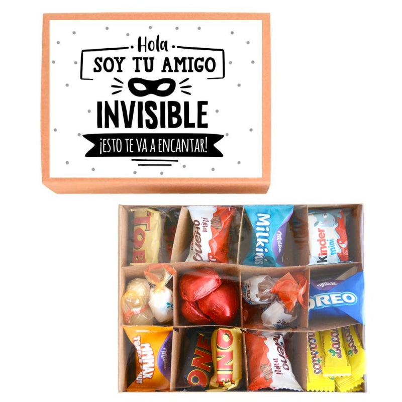Cajita de bombones - Amigo invisible