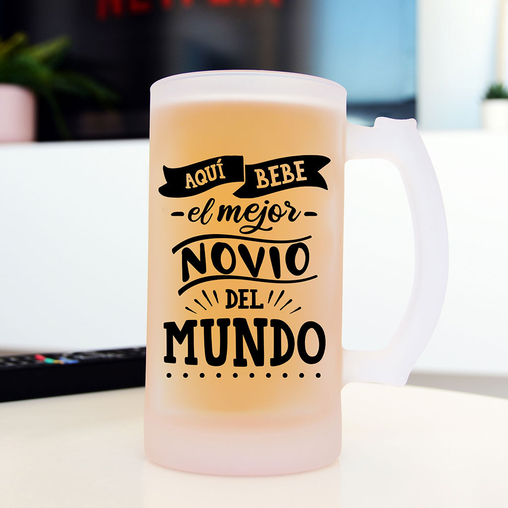 Jarra de cerveza para enamorados - San Valentín