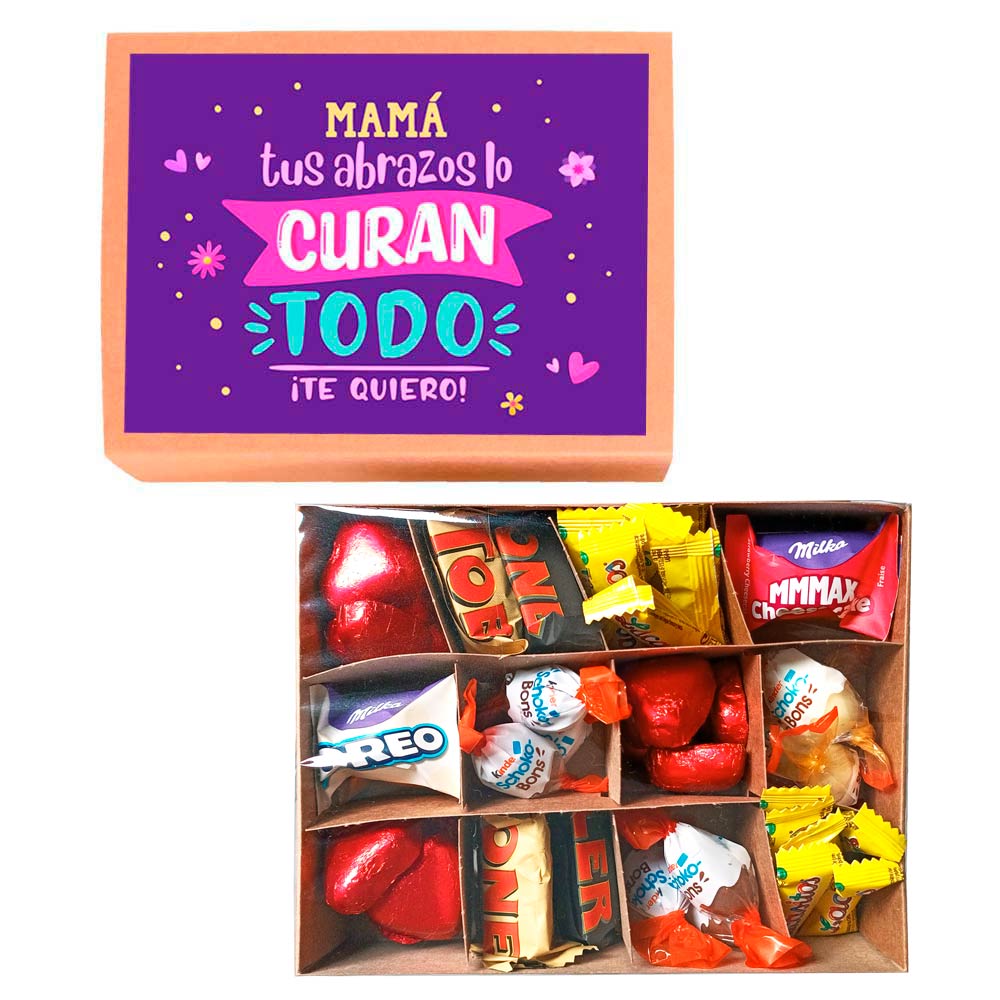 Cajita de bombones - Los abrazos de mamá
