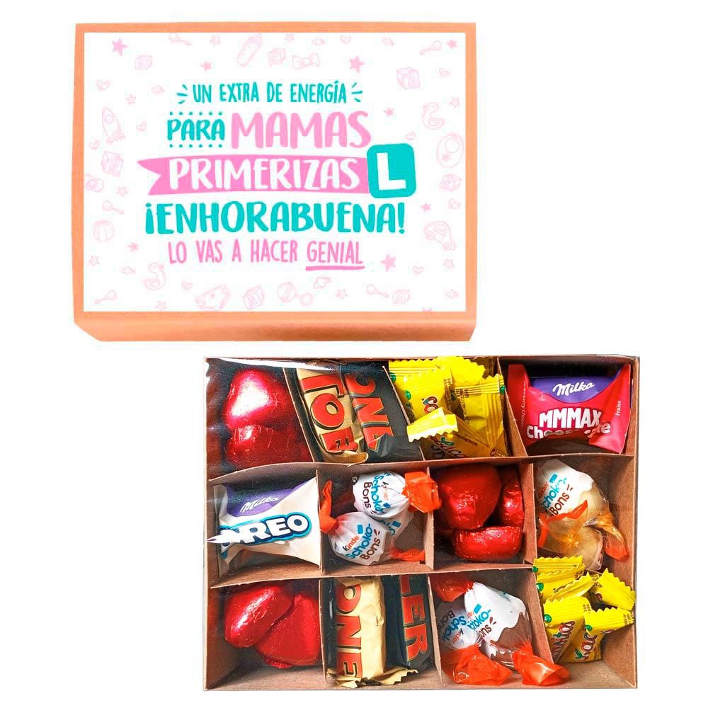 Cajita de bombones - Para mamás primerizas