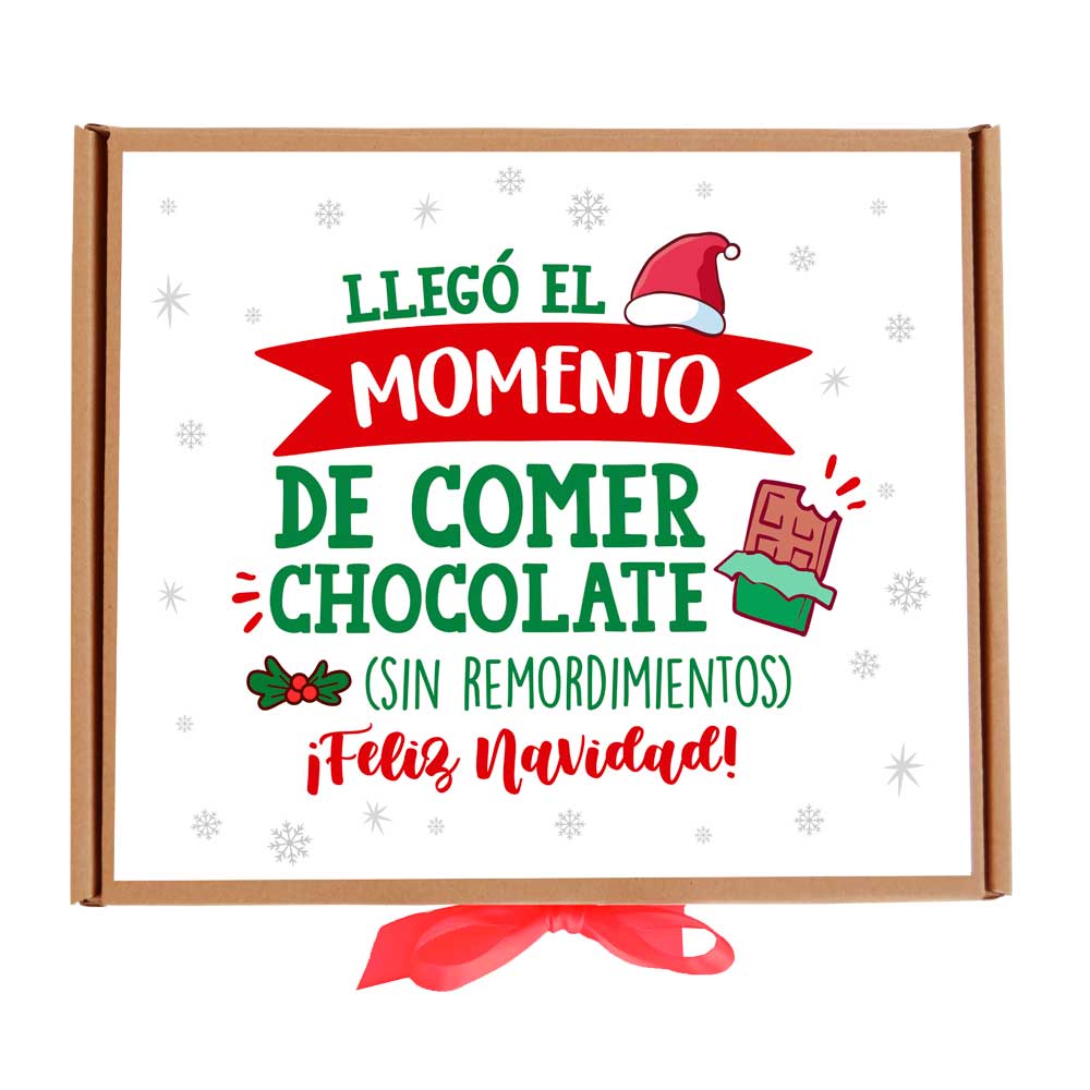 Regalo de Navidad - Caja de chocolatinas