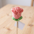 Rosa dulce de gominola o caramelo
