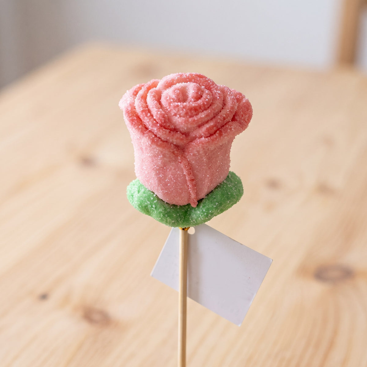 Rosa dulce de gominola o caramelo