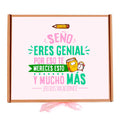 Seño eres genial - Caja de golosinas