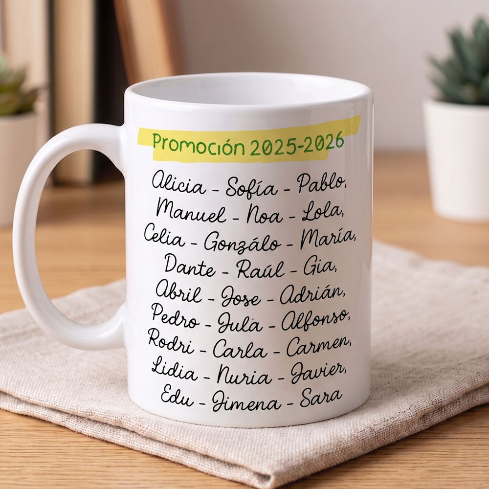 Taza - Maestra, con amor de tu clase