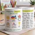 Taza - Maestra, con amor de tu clase