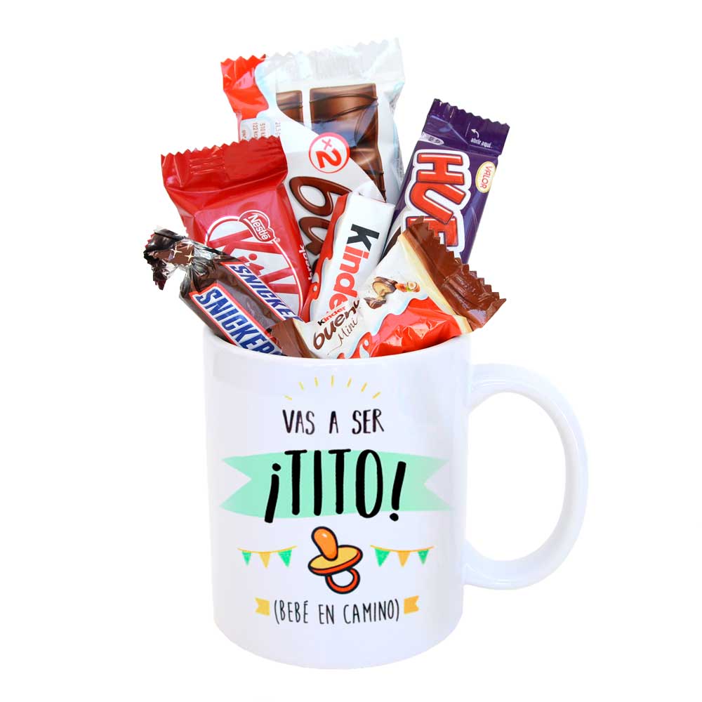 Taza - Vas a ser tito (con chupete)