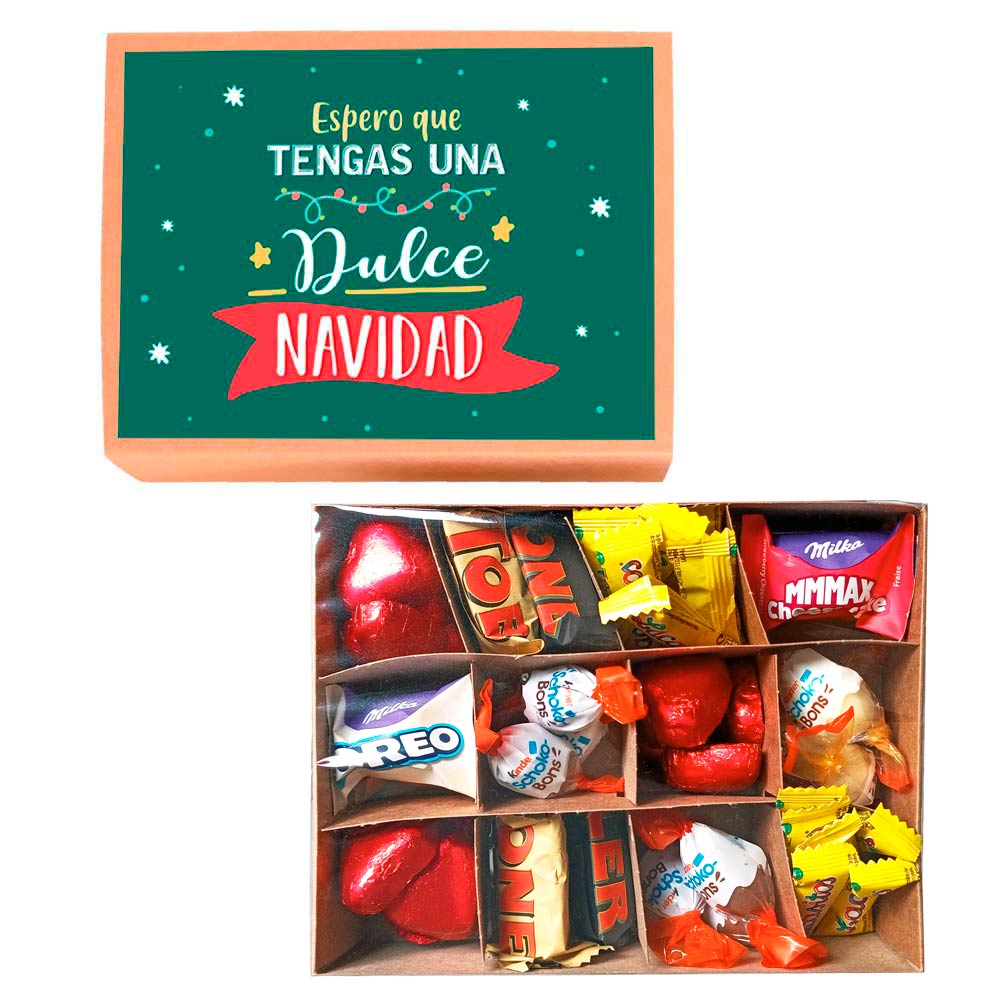 Cajita de bombones - Dulce Navidad